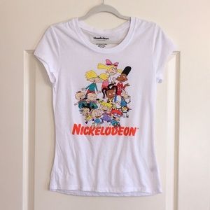 Nickelodeon Nick Friends Graphic Throwback T-Shirt Size Women’s S/ Kid’s XL